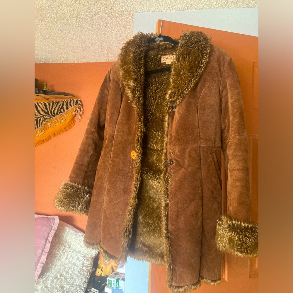 Authentic Wilson’s leather coat XS